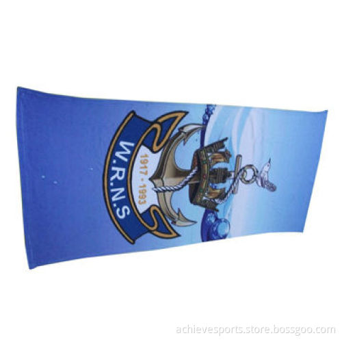 Sublimated Beach Towel with Custom Design